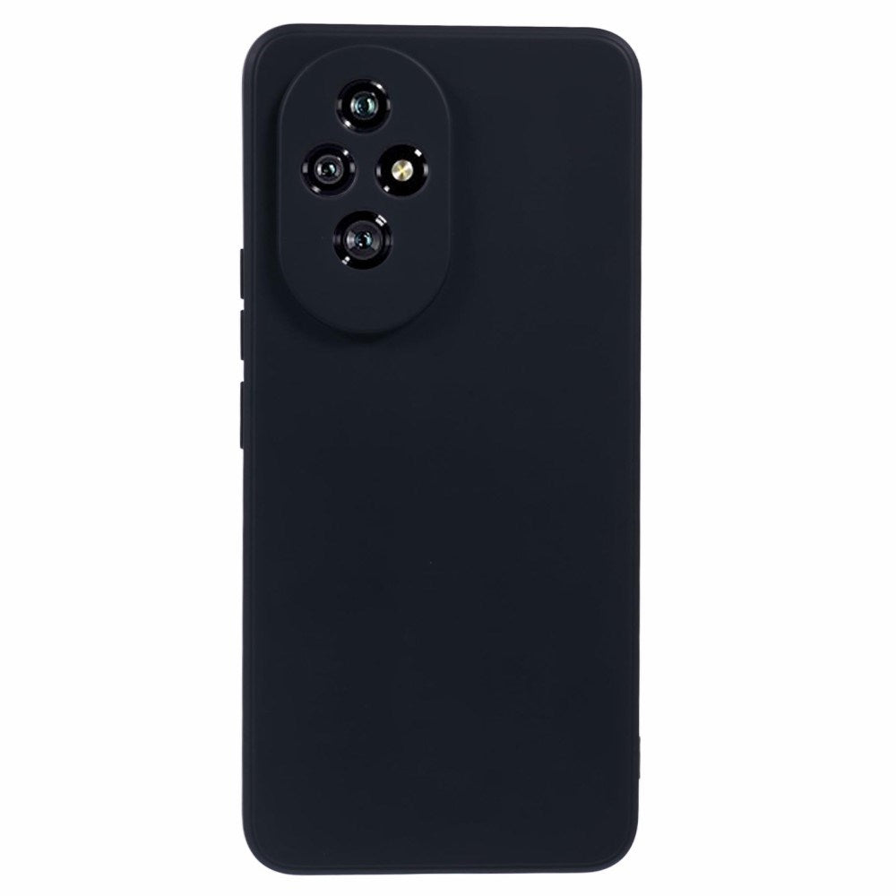 EIDERWOOD Honor 200 5G plastdeksel – beskyttende deksel med fiberfôr og nøyaktig kamerautskjæring – svart