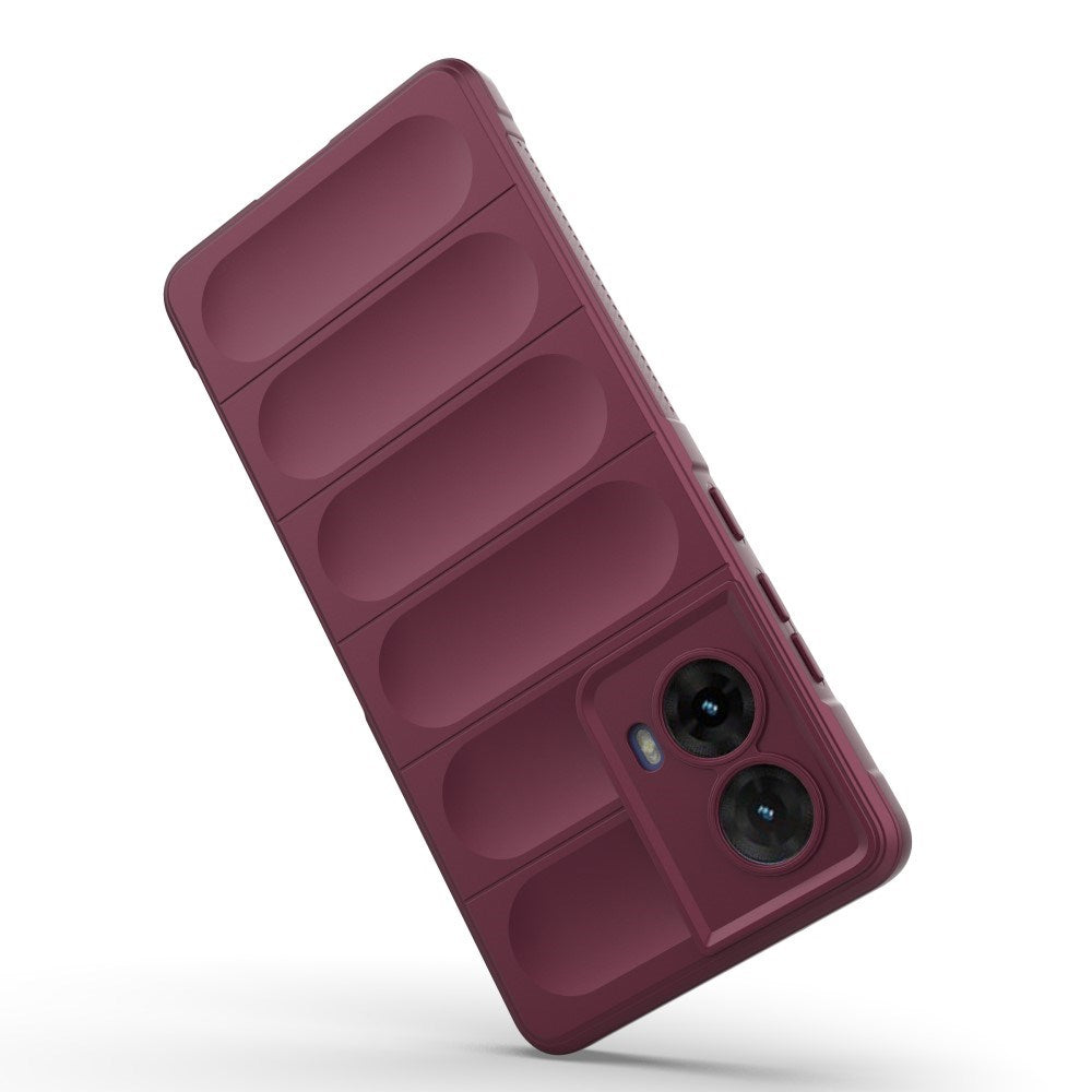 EIDERWOOD Motorola Moto G85 (5G) Fleksibelt plastdeksel - Bordeaux rød