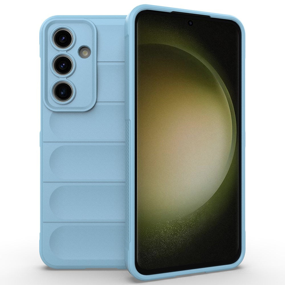 EIDERWOOD Samsung Galaxy S24 FE fleksibelt plastdeksel - blå