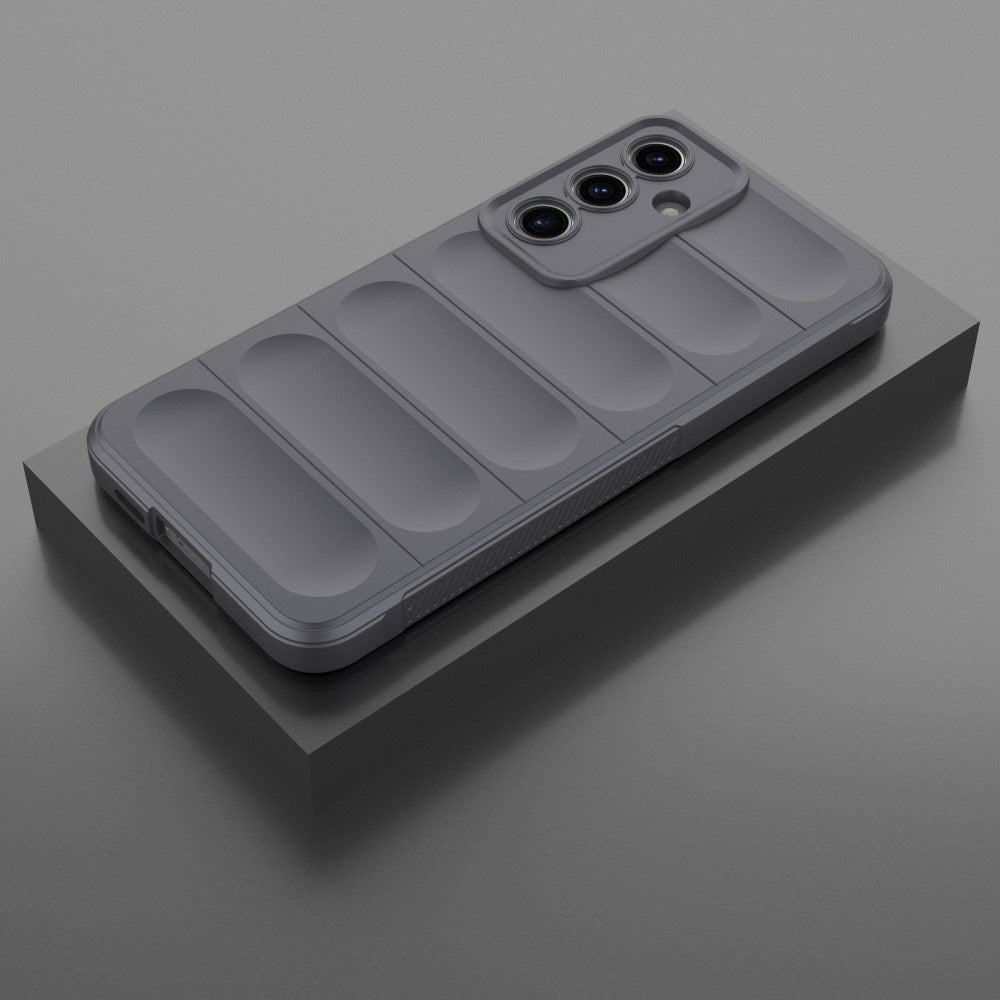 EIDERWOOD Samsung Galaxy S24 FE fleksibelt plastdeksel - grå