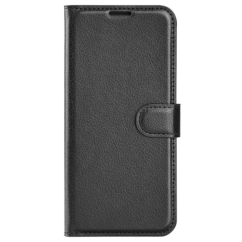 HMD Pulse/Pro/Plus - EIDERWOOD Vegan Leather Flip Cover m. Kortholder og stativfunksjon - svart