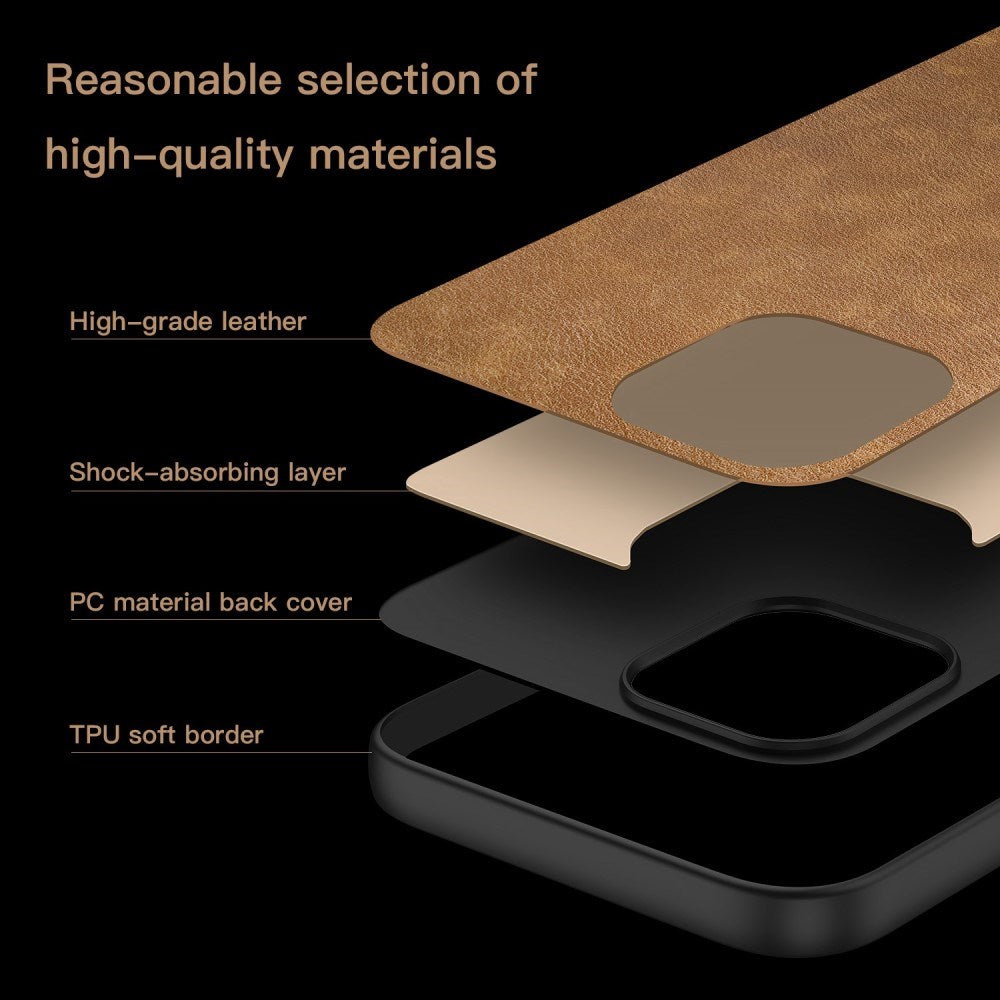 EIDERWOOD OnePlus Nord 4 Skinnbelagt plastbakdeksel - brun