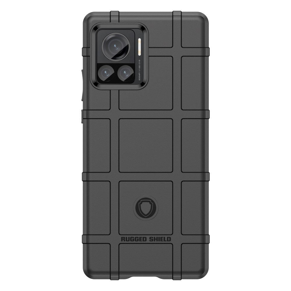 Motorola Edge 30 Ultra Rugged Shield Series Craftsman Bakdeksel - Svart
