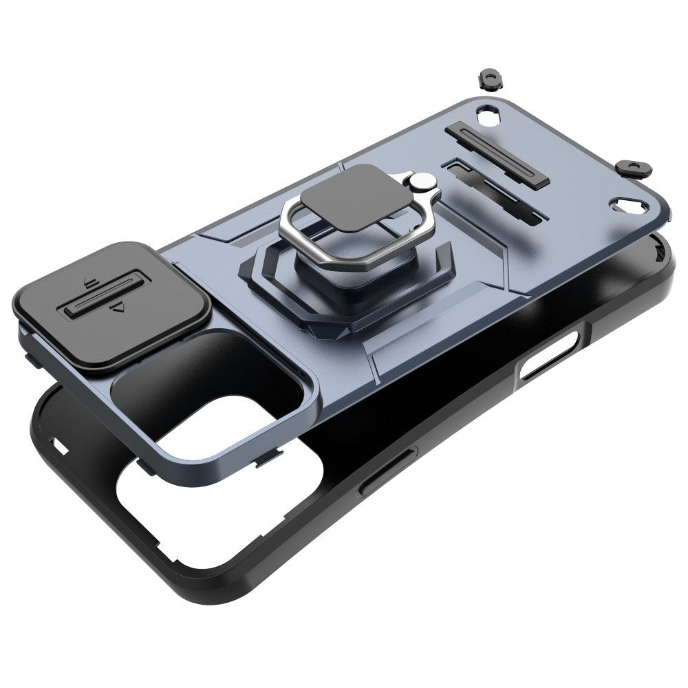EIDERWOOD iPhone 16 Pro Max Craftsman Bakdeksel m. Magnetisk Kickstand & Cam Slider - Svart