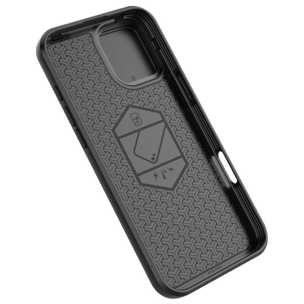 EIDERWOOD iPhone 16 Plus Craftsman Bakdeksel m. Magnetisk Kickstand & Cam Slider - Lilla