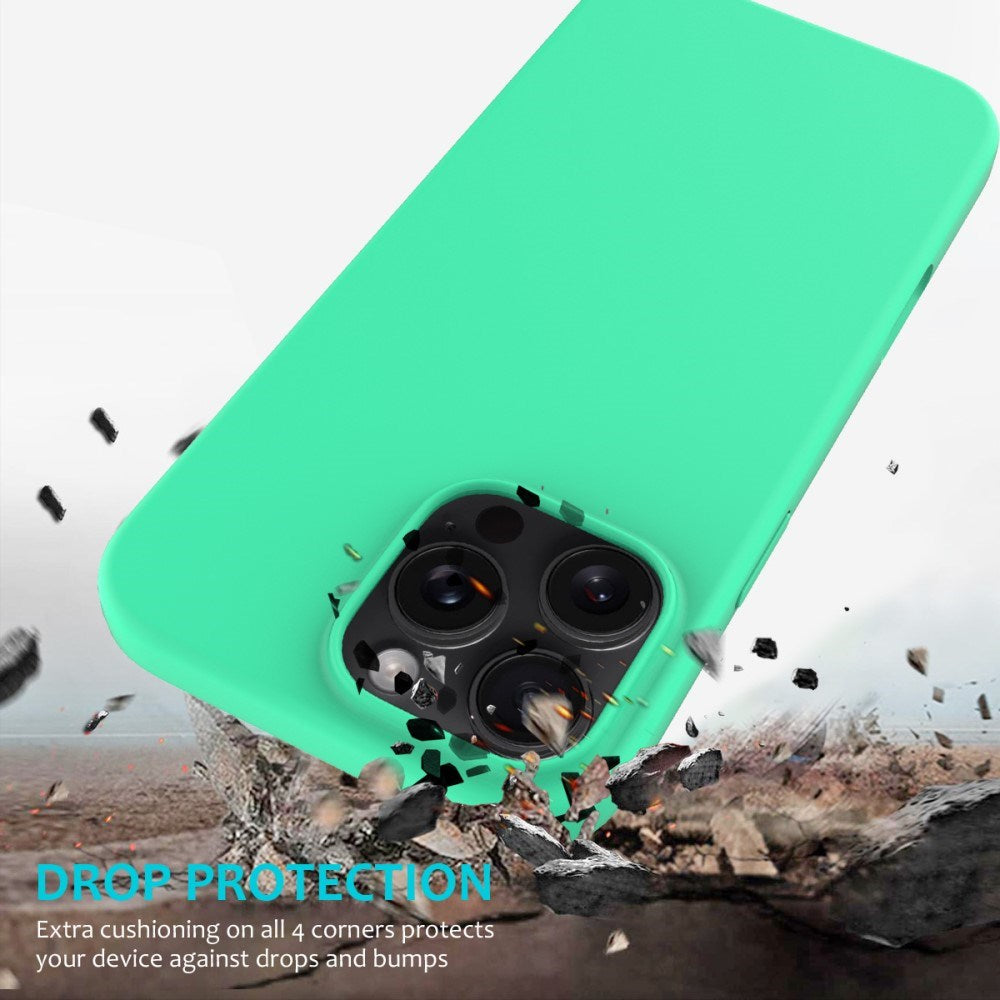EIDERWOOD iPhone 16 Pro Max Silikone Cover - Foret Inderside - Neon Grøn