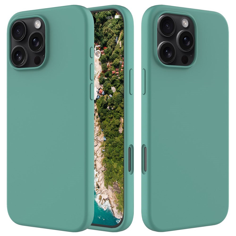 EIDERWOOD iPhone 16 Pro Max Silikone Cover - Foret Inderside - Mørkegrøn