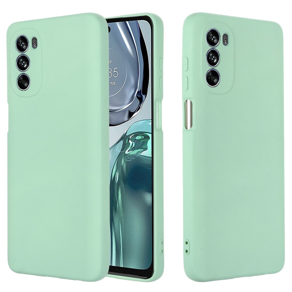 Motorola Moto G62 flytende silikon bakdeksel m. Stropp - Grønn