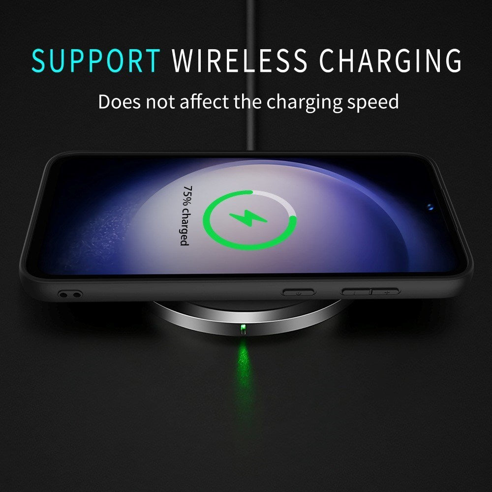 EIDERWOOD Samsung Galaxy A16 Bakdeksel i kunstskinn m. Fleksible plastkanter - rød