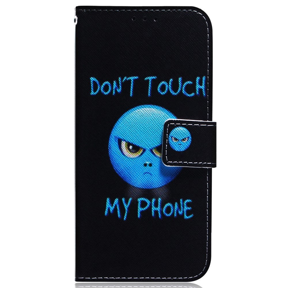 EIDERWOOD OnePlus Nord 4 (5G) Læder Flip Cover m. Pung & Print - "Don't Touch My Phone"
