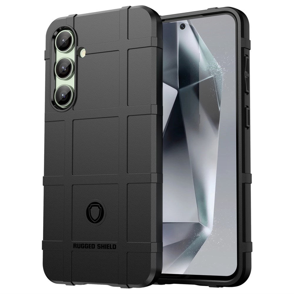 EIDERWOOD Samsung Galaxy S24 FE Rugged Shield Series Craftsman Bakdeksel - Svart