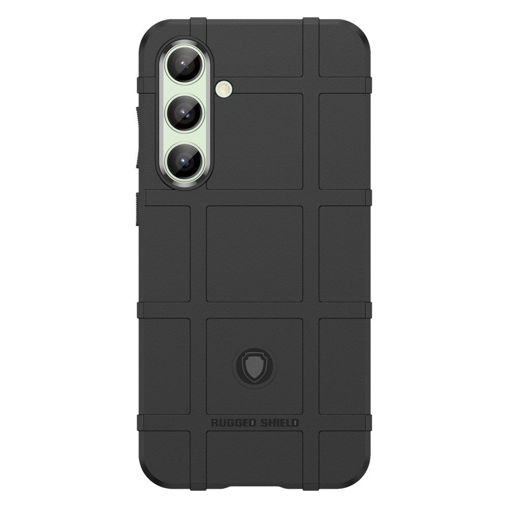EIDERWOOD Samsung Galaxy S24 FE Rugged Shield Series Craftsman Bakdeksel - Svart