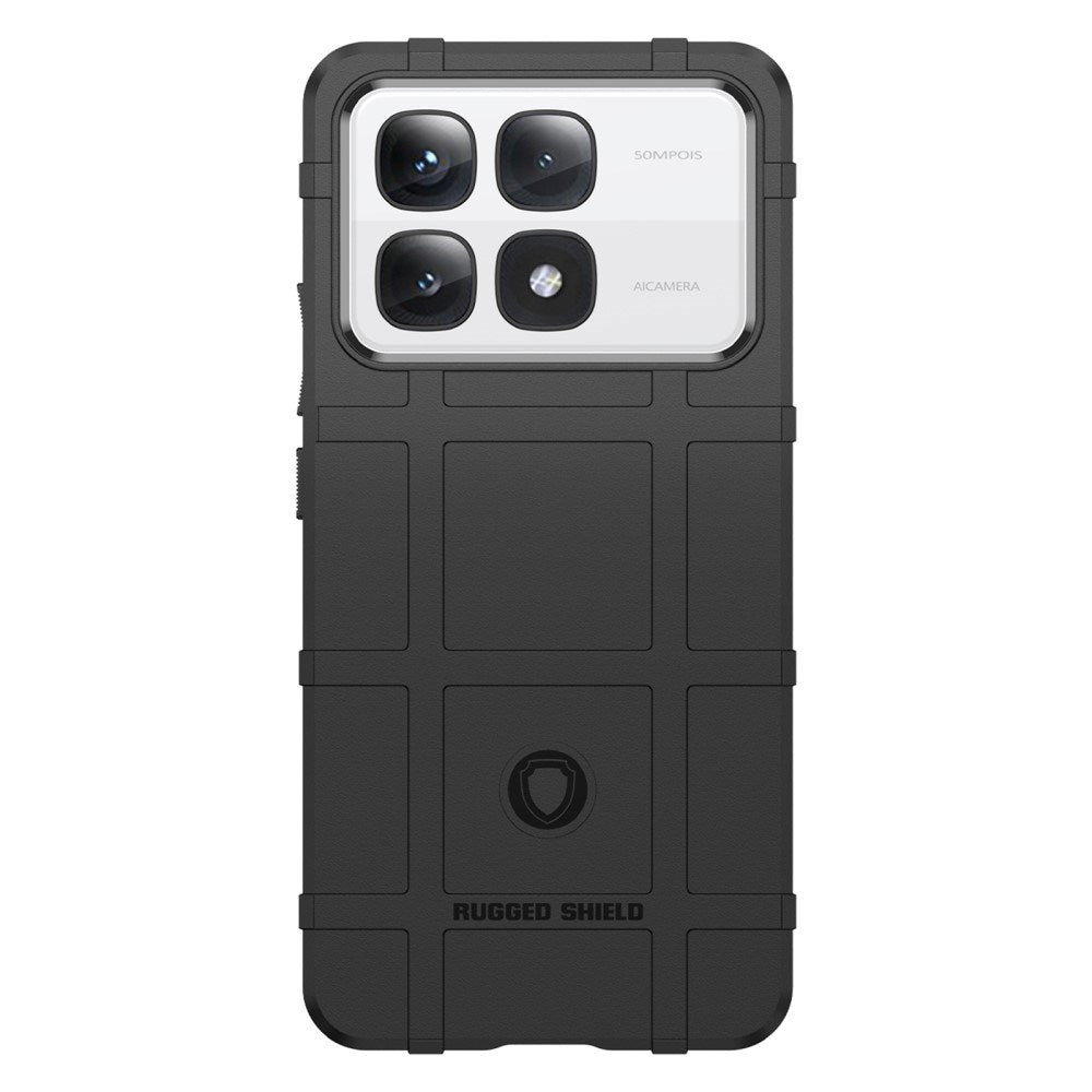 EIDERWOOD Xiaomi 14T Pro Rugged Shield Series Håndværker Bagside Cover - Sort