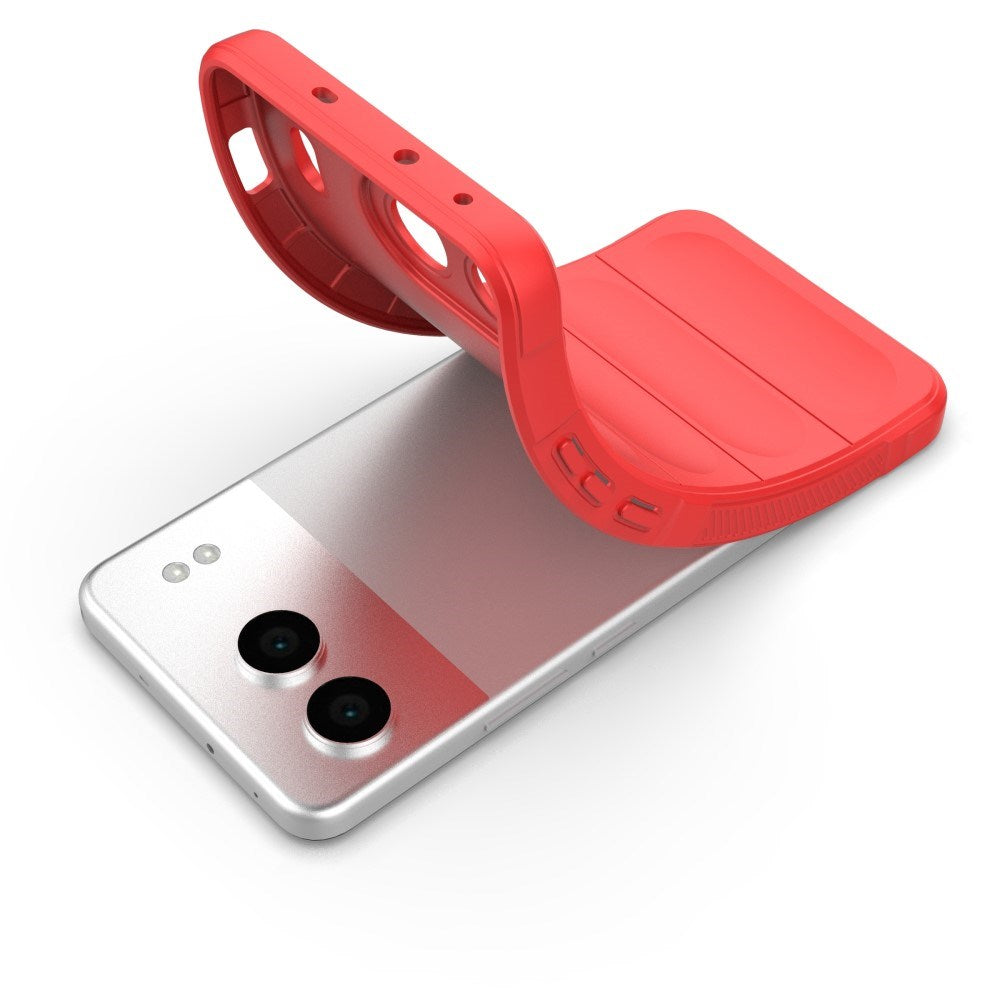 EIDERWOOD OnePlus Nord 4 (5G) fleksibelt plastdeksel - rød