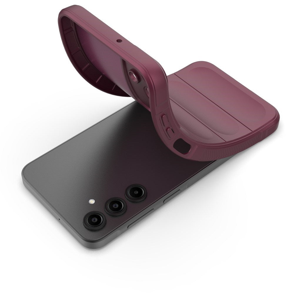 EIDERWOOD Samsung Galaxy A16 (4G/5G) Fleksibelt plastdeksel - mørk rød