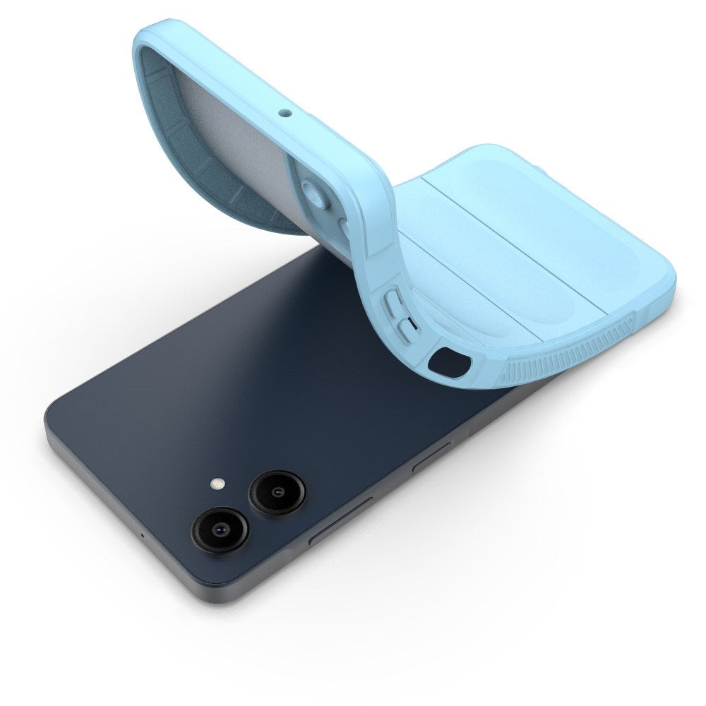 EIDERWOOD Samsung Galaxy A06 Fleksibelt Plastik Bagside Cover - Lyseblå