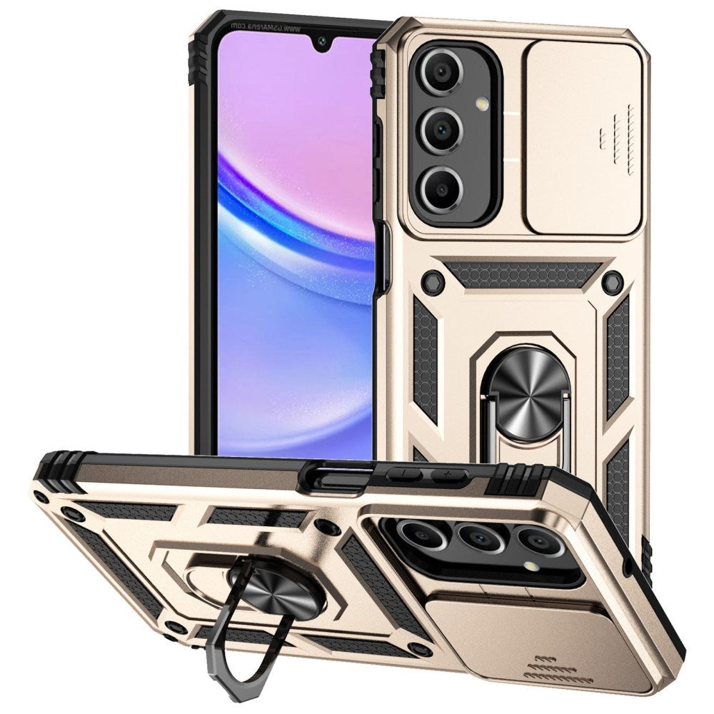 EIDERWOOD Samsung Galaxy A16 (4G/5G) Craftsman Bakdeksel m. Magnetisk Kickstand & Cam Slider - Gull