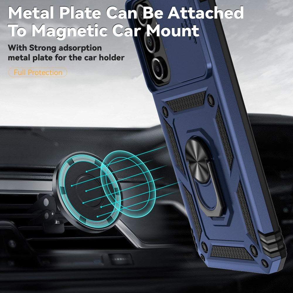 EIDERWOOD Samsung Galaxy A16 (4G/5G) Craftsman Bakdeksel m. Magnetisk Kickstand & Cam Slider - Blå