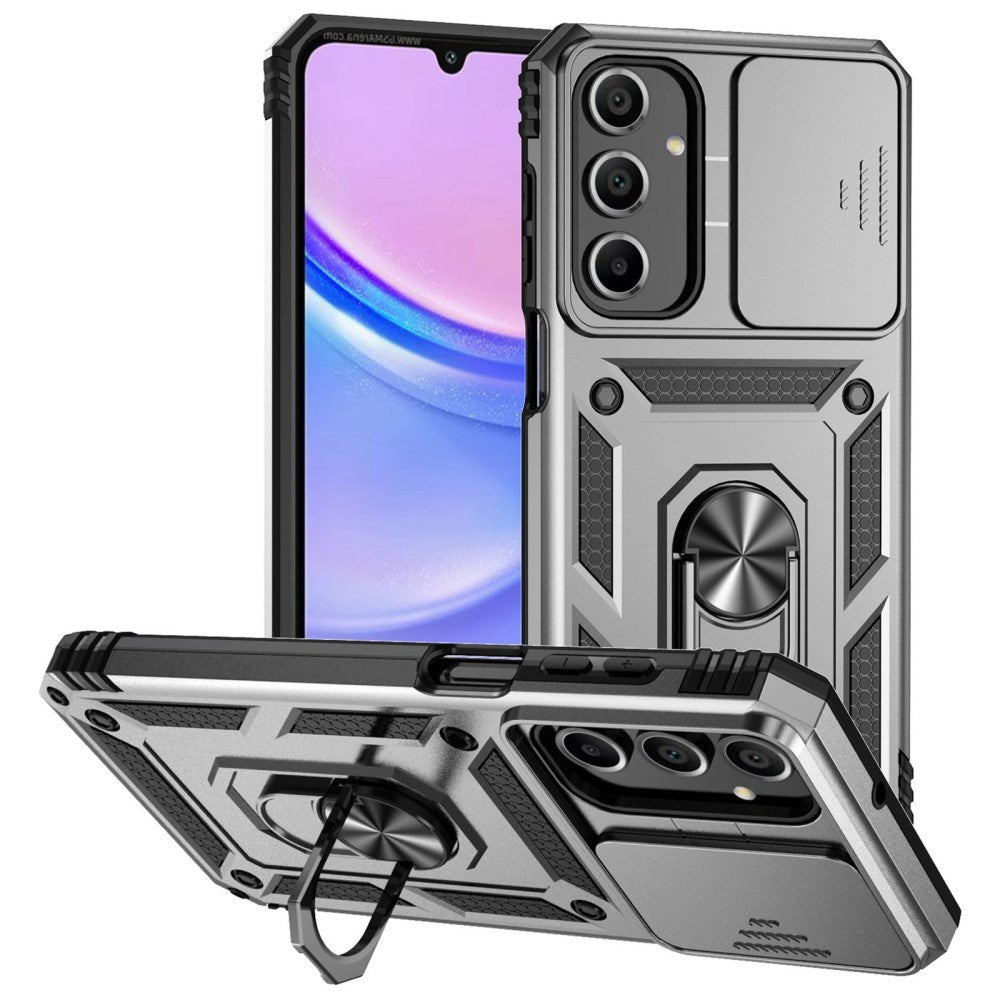 EIDERWOOD Samsung Galaxy A16 (4G/5G) Craftsman Bakdeksel m. Magnetisk Kickstand & Cam Slider - Sølv