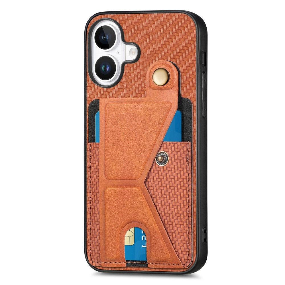 EIDERWOOD iPhone 16 Plus K-Shaped Hybrid Mobildeksel - Oransje