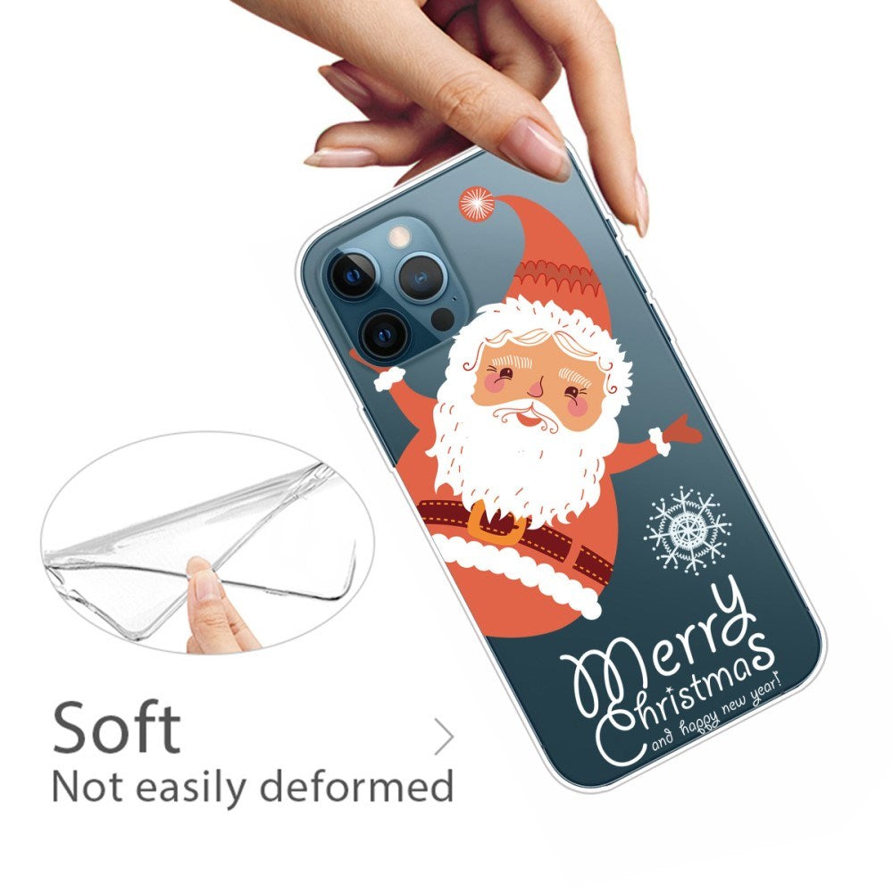 EIDERWOOD iPhone 16 Pro Max fleksibelt plastbakdeksel Juledeksel - God jul - Julenissen