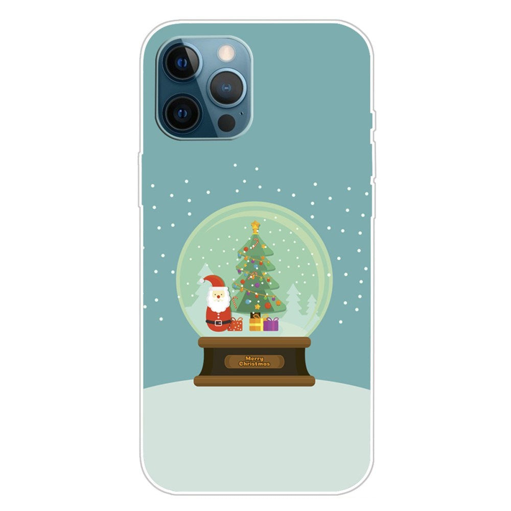 EIDERWOOD iPhone 16 Pro fleksibelt plastbakdeksel Juledeksel - God jul - Juleball