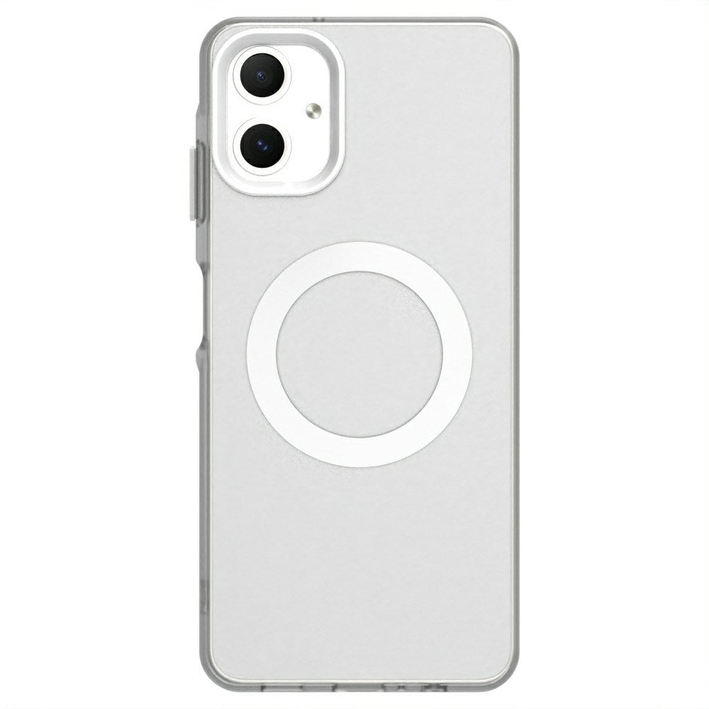 EIDERWOOD Samsung Galaxy A06 Hybrid Plast Mobil Cover - MagSafe Kompatibel - Gennemsigtig / Hvid