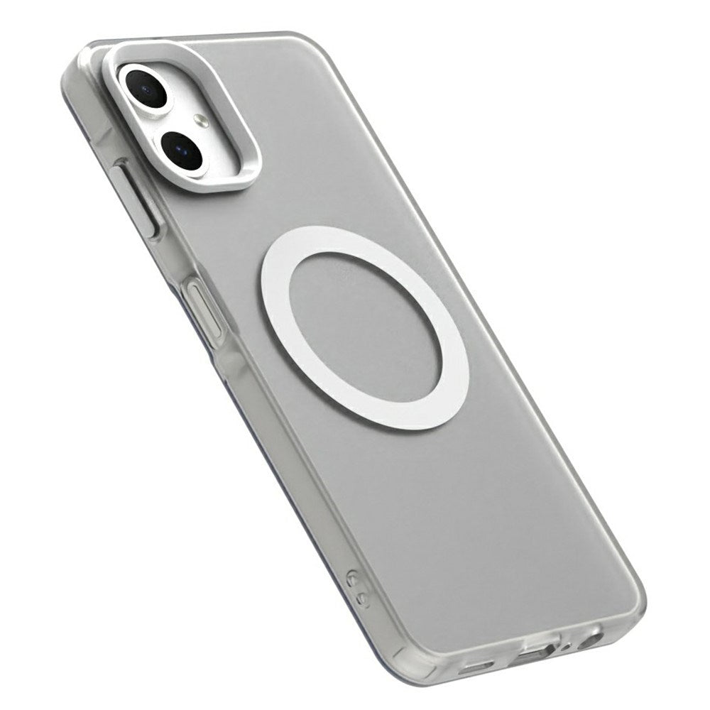 EIDERWOOD Samsung Galaxy A06 Hybrid Plast Mobil Cover - MagSafe Kompatibel - Gennemsigtig / Hvid