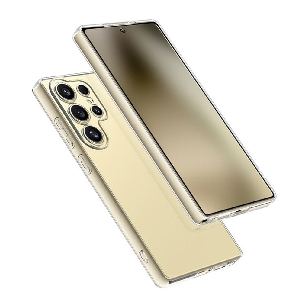 EIDERWOOD Samsung Galaxy S25 Ultra Tyndt Fleksibelt Plast Bagside Cover - Gennemsigtig