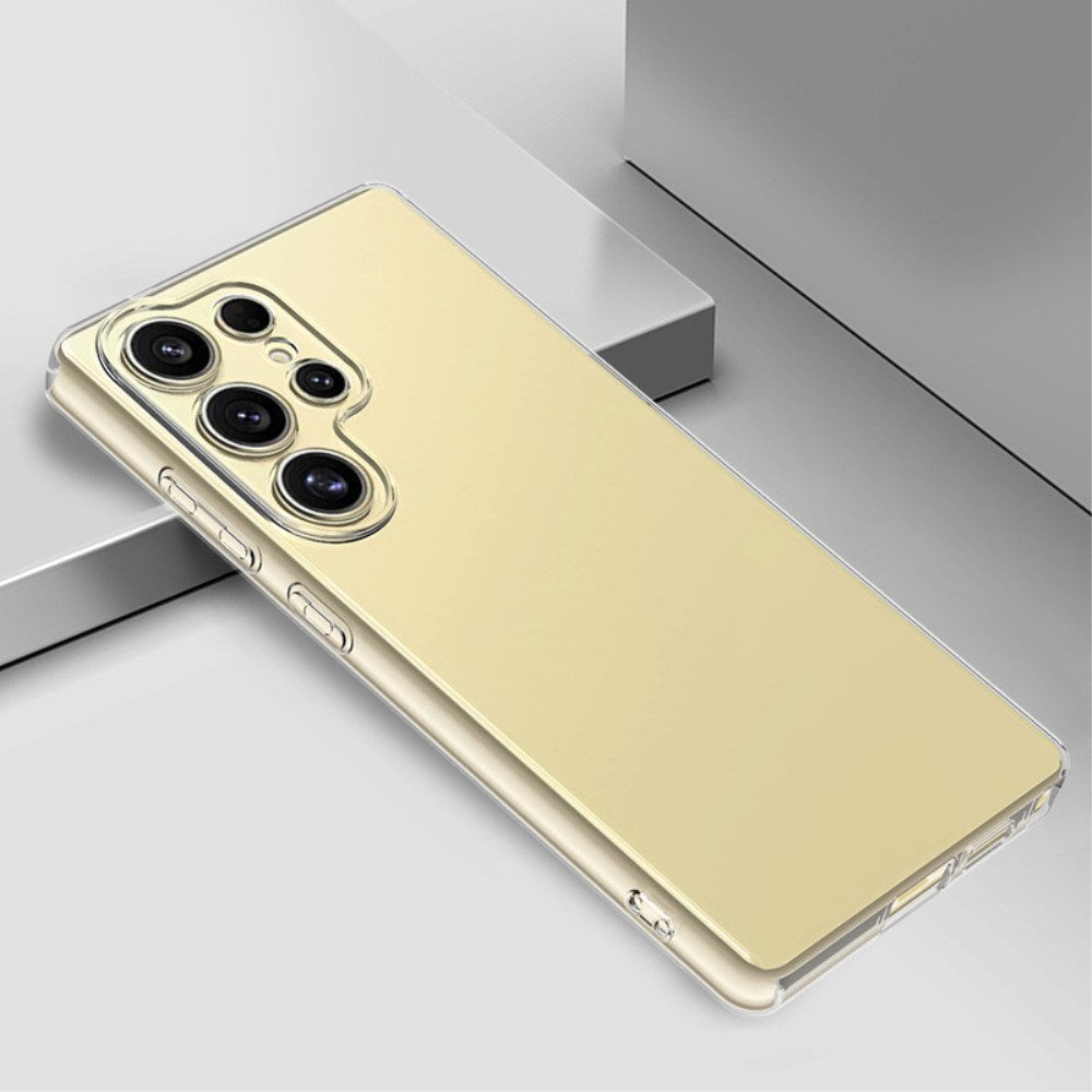 EIDERWOOD Samsung Galaxy S25 Ultra Tyndt Fleksibelt Plast Bagside Cover - Gennemsigtig