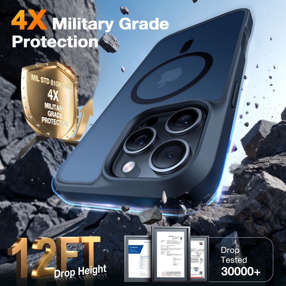 iPhone 16 Pro Torras Hybrid Bakdeksel - MagSafe-kompatibel - Svart