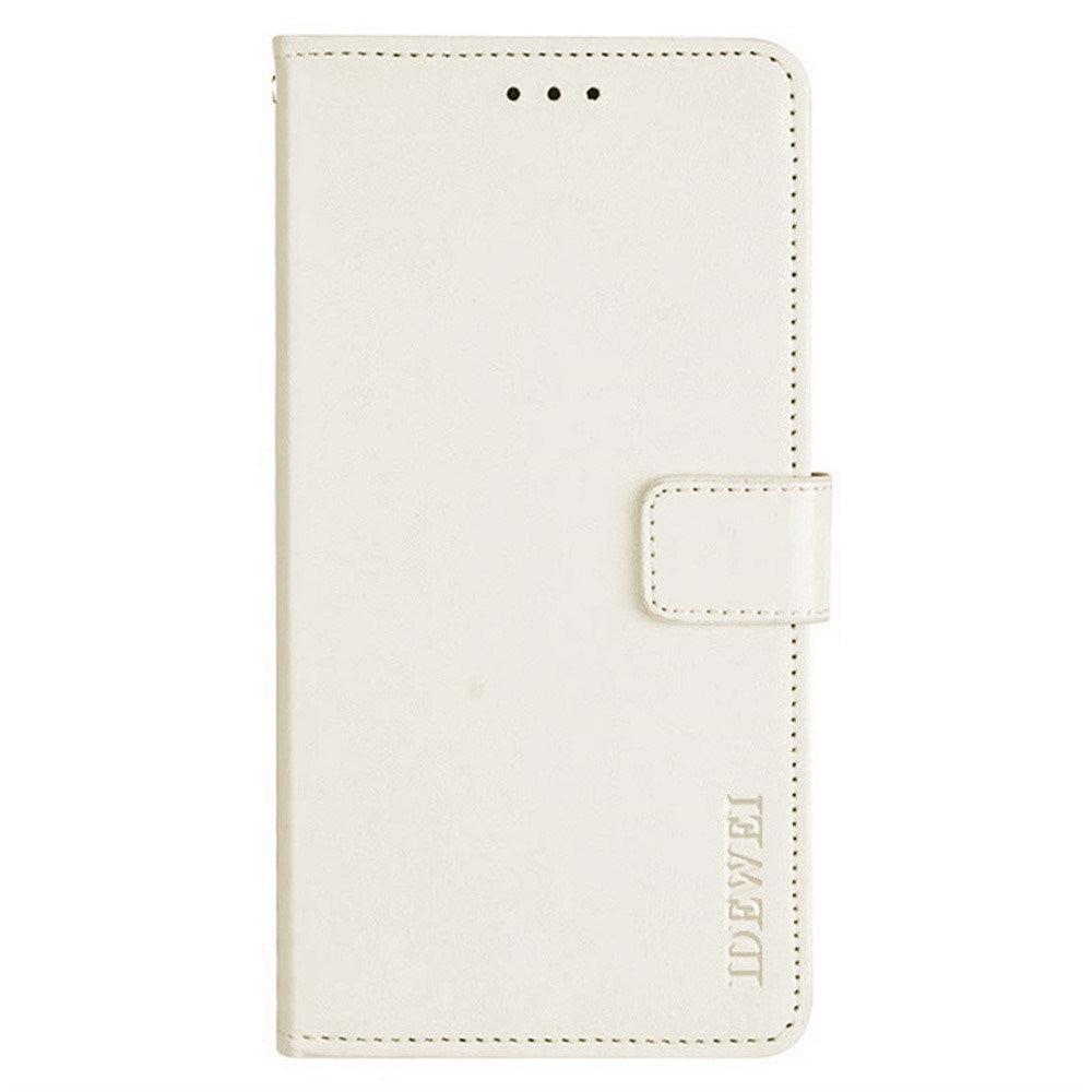 EIDERWOOD iPhone 16 Pro Kunstlæder Flip Case m. Indbygget Pung & Ståfunktion - Hvid