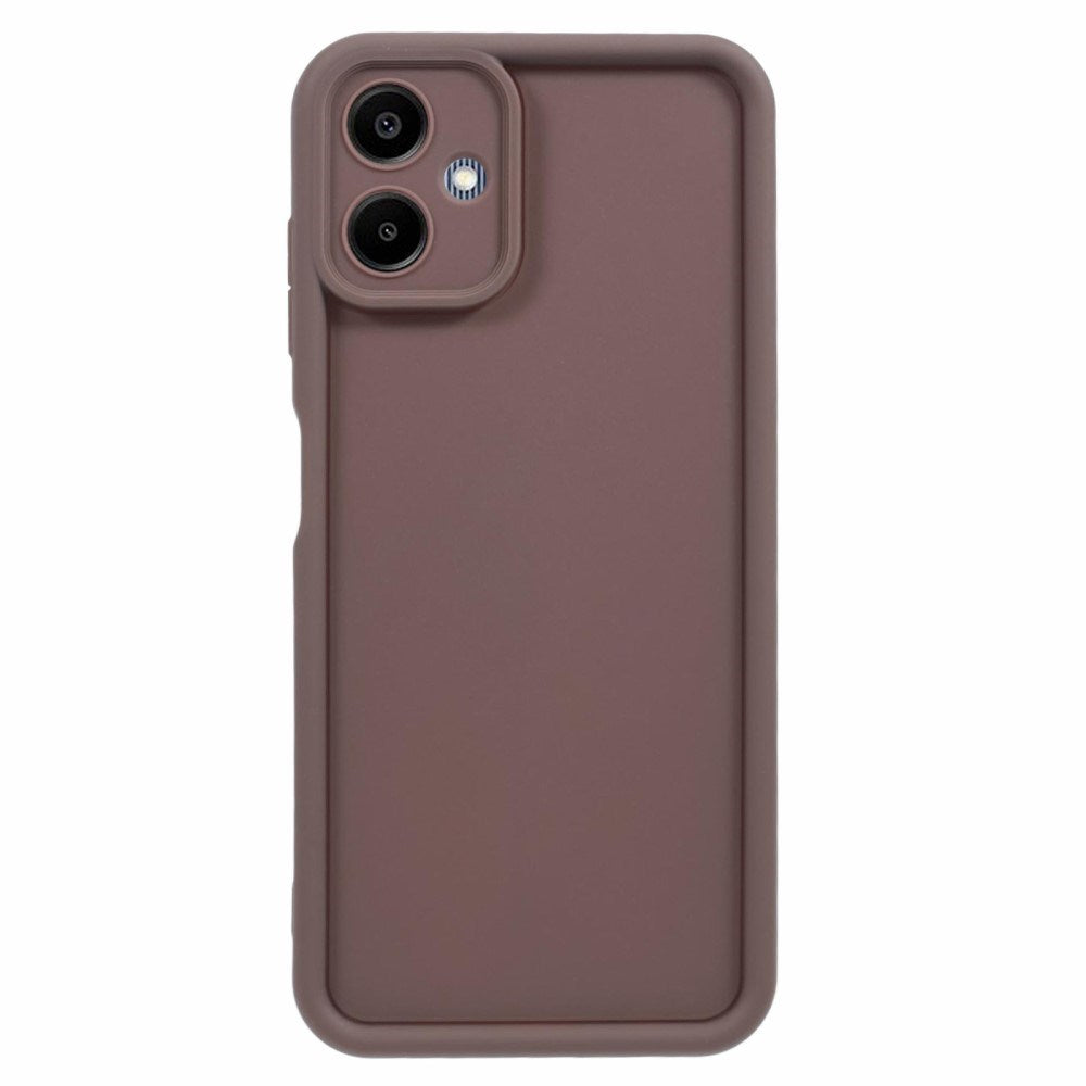 Samsung Galaxy A06 - EIDERWOOD Anti-Slip Fleksibelt Plastik Cover - Brun