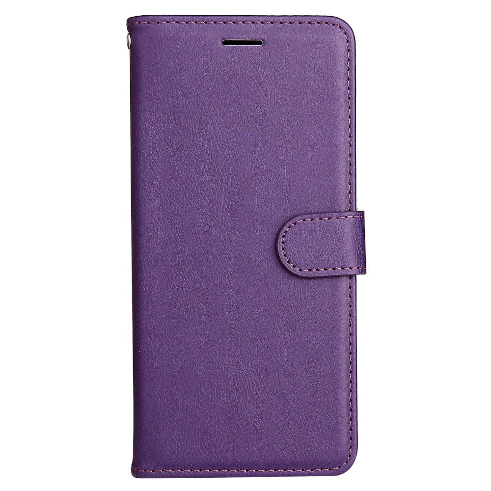 Oppo A60 / A40m / A40 - EIDERWOOD Faux Leather Flip Cover m. Stropp - Lilla