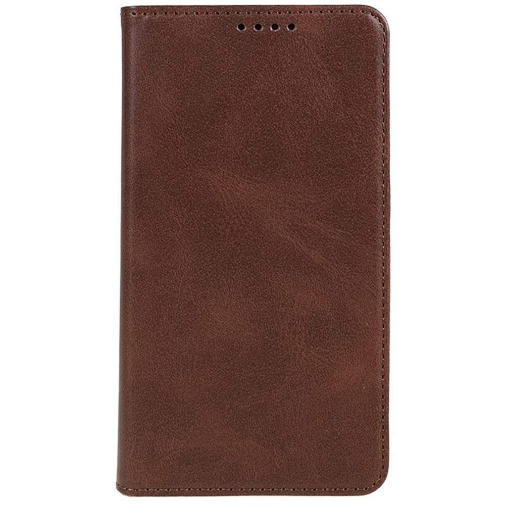 EIDERWOOD Xiaomi Redmi Note 14 Pro 5G Cover i kunstlæder m. Magnetisk Luk & Kortholder - Brun