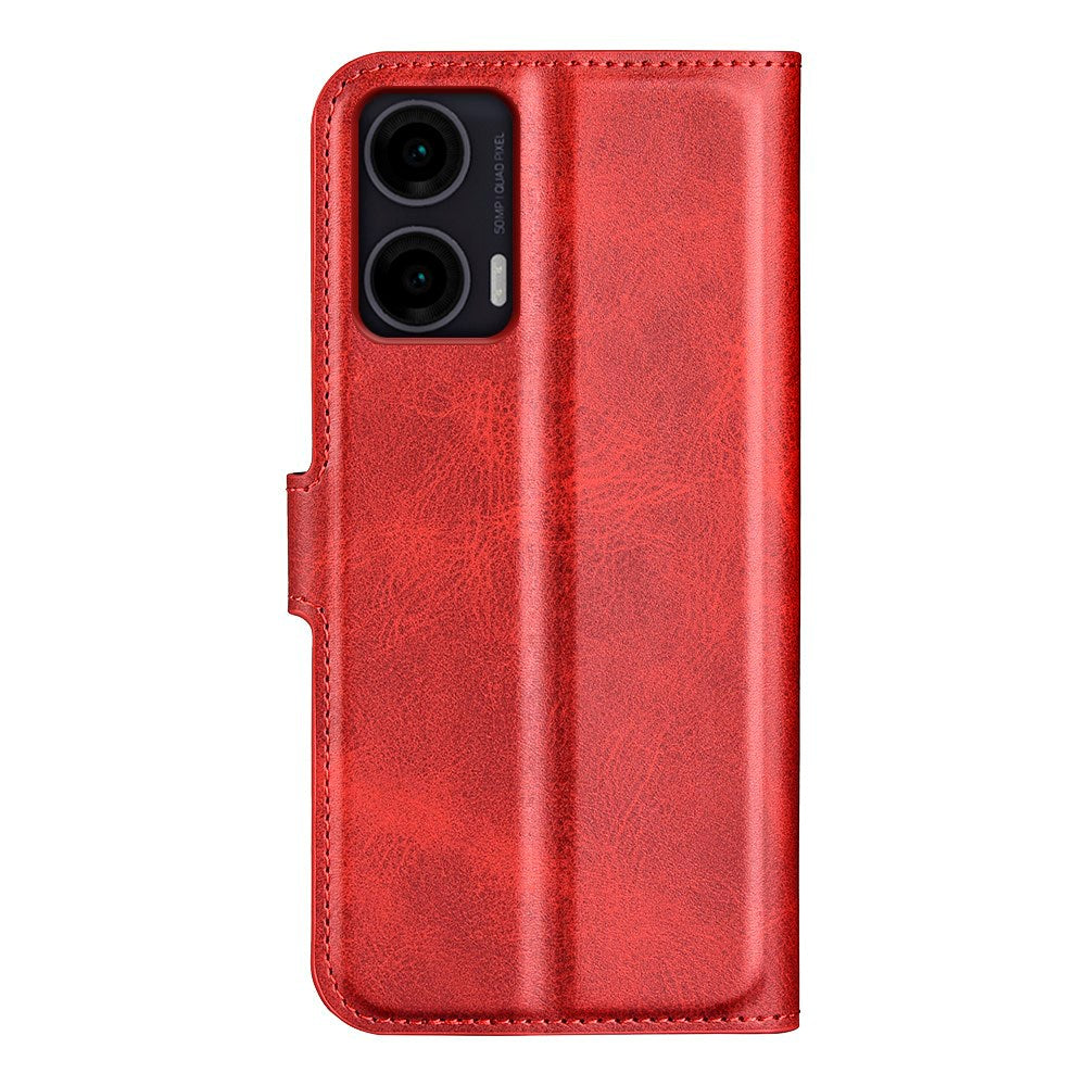 Motorola Moto G35 Flipcover - Kunstlæder - Rød