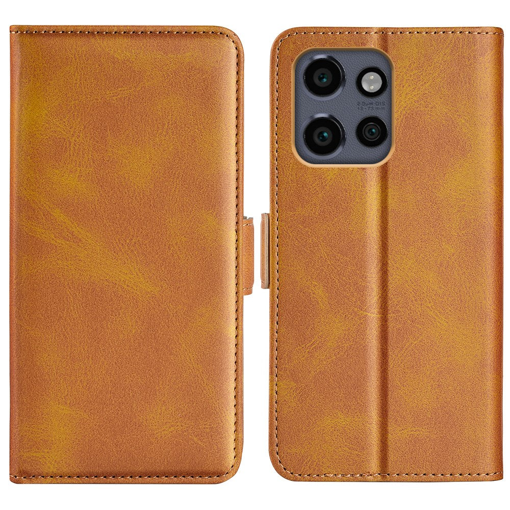 EIDERWOOD Motorola Edge 50 Neo Wallet Flip Leather Cover m. Lommebok - Gul