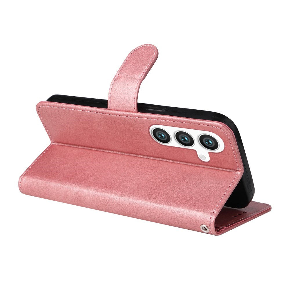 Samsung Galaxy S25 - EIDERWOOD Vegan Leather Flip Cover - Rosa