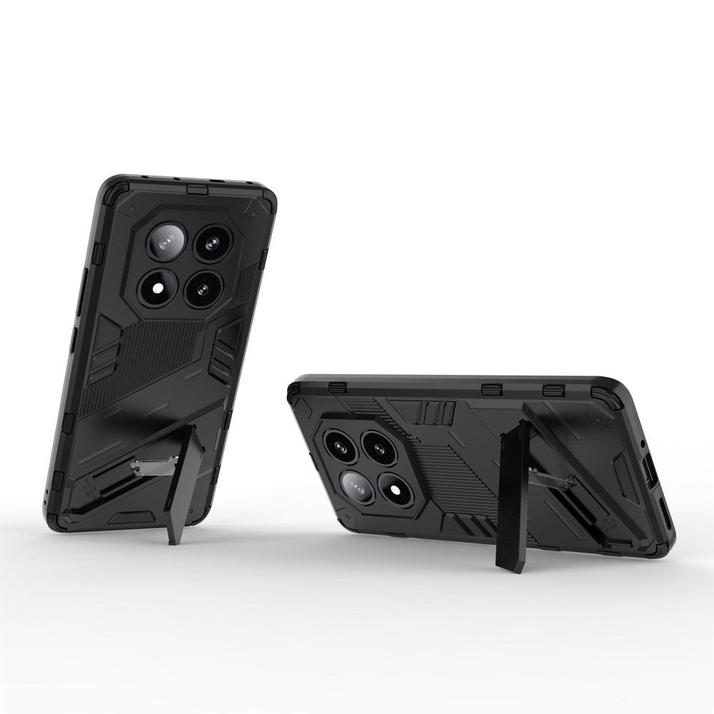 Xiaomi Redmi Note 14 Pro (5G) / Poco X7 - EIDERWOOD Håndværker Cover m. Kickstand - Sort