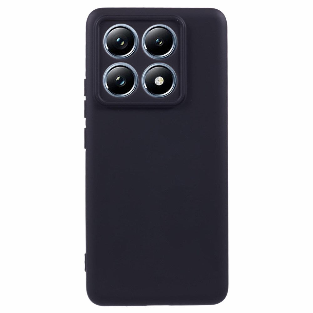 EIDERWOOD Xiaomi 14T Pro Lined fleksibelt plastbakdeksel - svart
