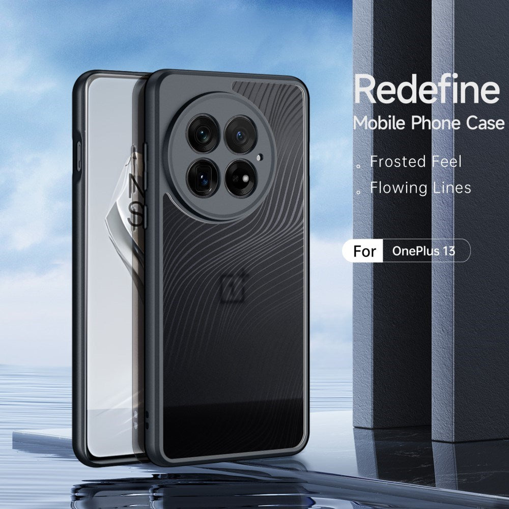 OnePlus 13 DUX DUCIS Aimo Series Plast Bakdeksel - Gjennomsiktig / Svart
