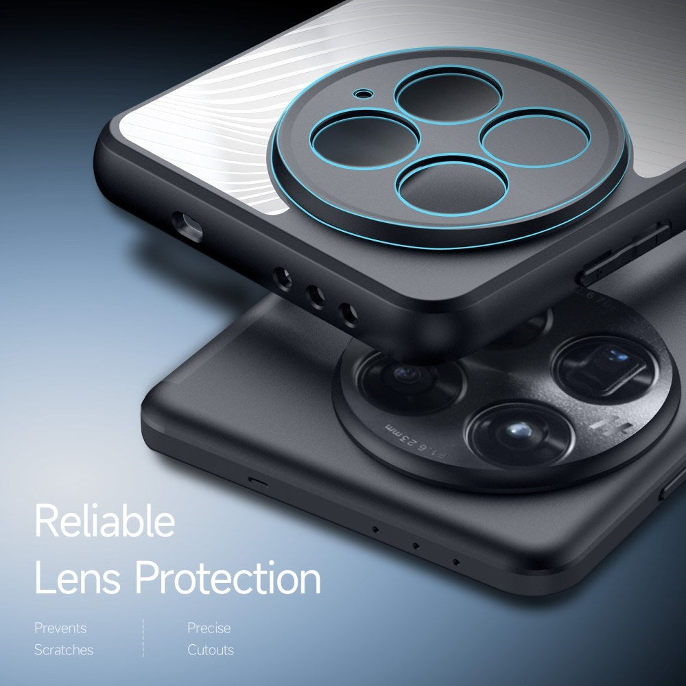 OnePlus 13 DUX DUCIS Aimo Series Plast Bakdeksel - Gjennomsiktig / Svart