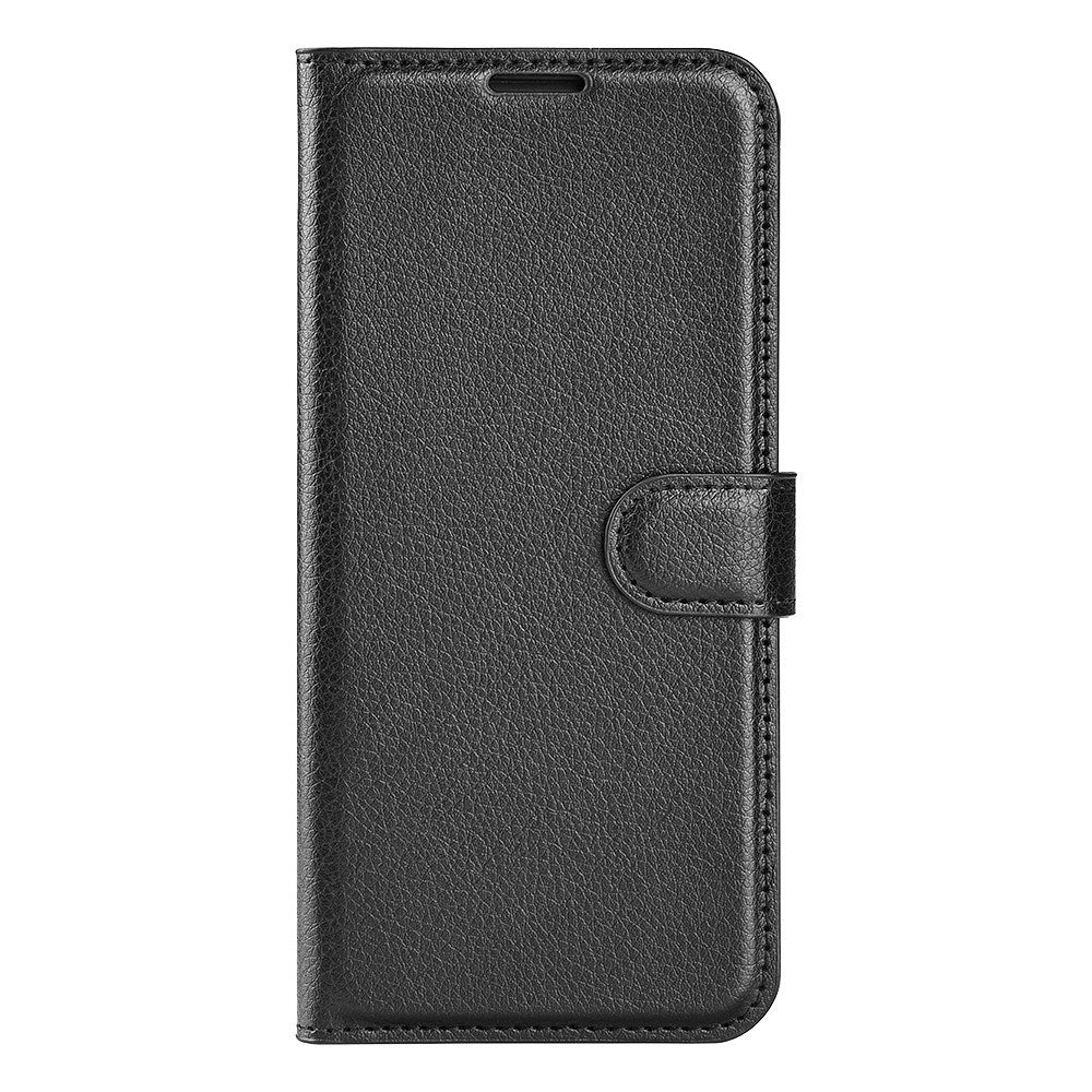 Motorola Moto G75 (5G) - EIDERWOOD Faux Leather Flip Cover m. Kortholder og stativfunksjon - svart