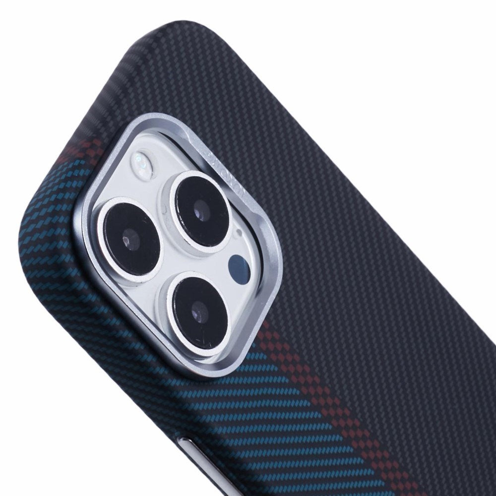 iPhone 16 Pro - EIDERWOOD Mønstret Carbon Cover - MagSafe Kompatibel - Dark Colored Pattern