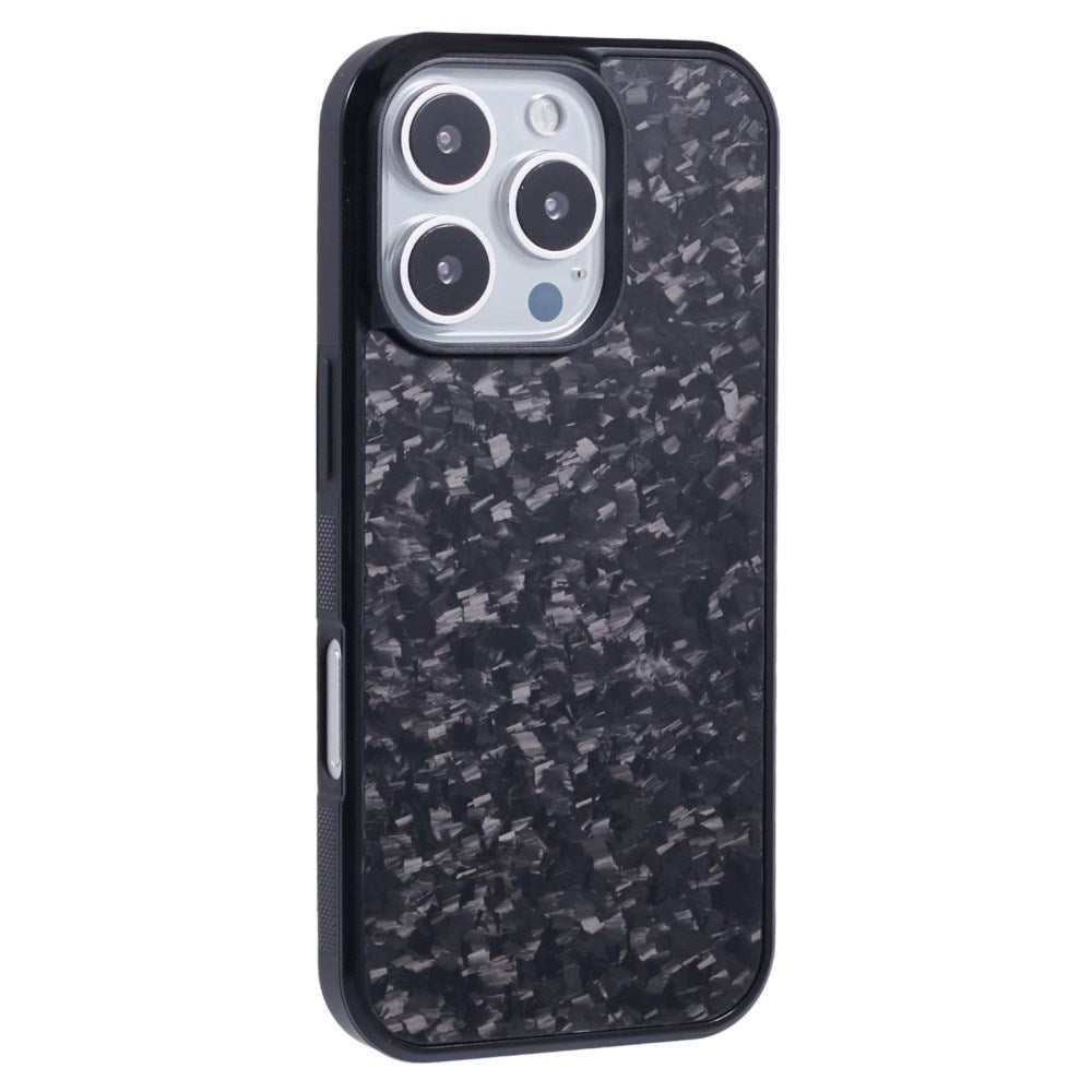 EIDERWOOD iPhone 16 Pro Carbon Cover m. Non-Slip Edge - MagSafe-kompatibel - Svart