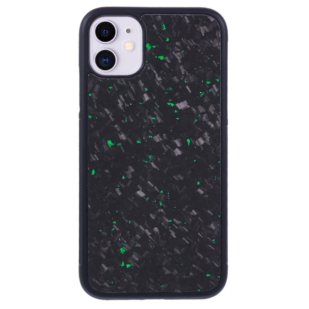 EIDERWOOD Cover til iPhone 11 - Aramid Fiber Bagside og Blød Plast - Grøn