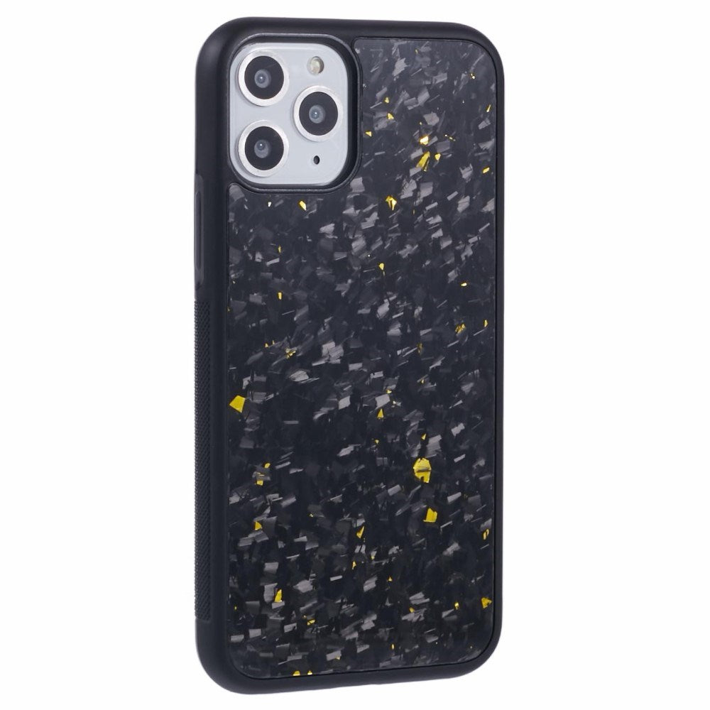 EIDERWOOD Cover til iPhone 11 Pro - Aramid Fiber Bagside og Blød Plast - Guld