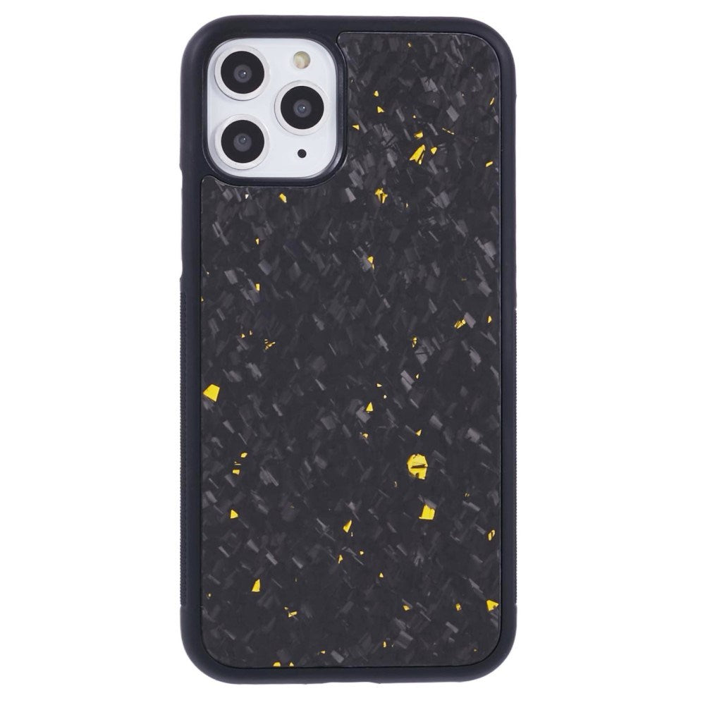 EIDERWOOD Cover til iPhone 11 Pro - Aramid Fiber Bagside og Blød Plast - Guld