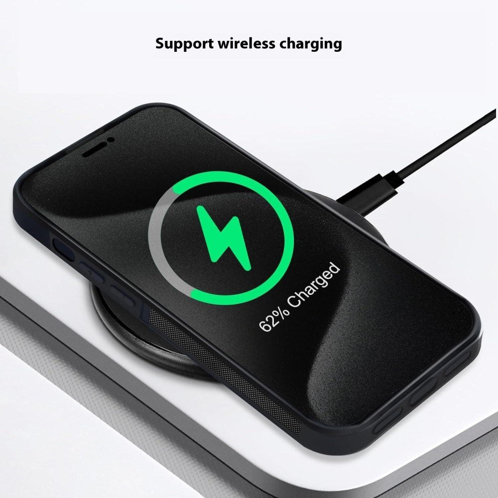 EIDERWOOD iPhone 13 Pro Aramid Deksel m. Non-Slip Edge - MagSafe-kompatibel - Svart