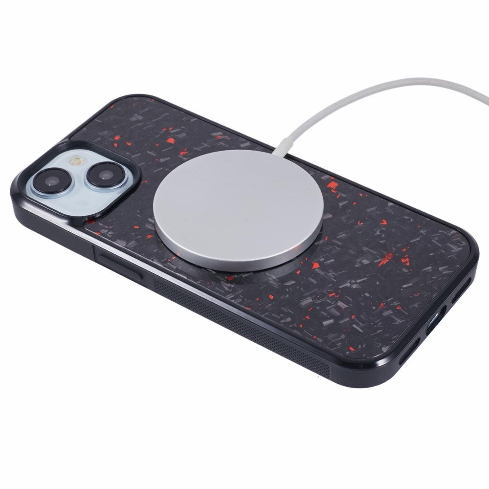 EIDERWOOD iPhone 13 Aramid Deksel m. Non-Slip Edge - MagSafe-kompatibel - Rød